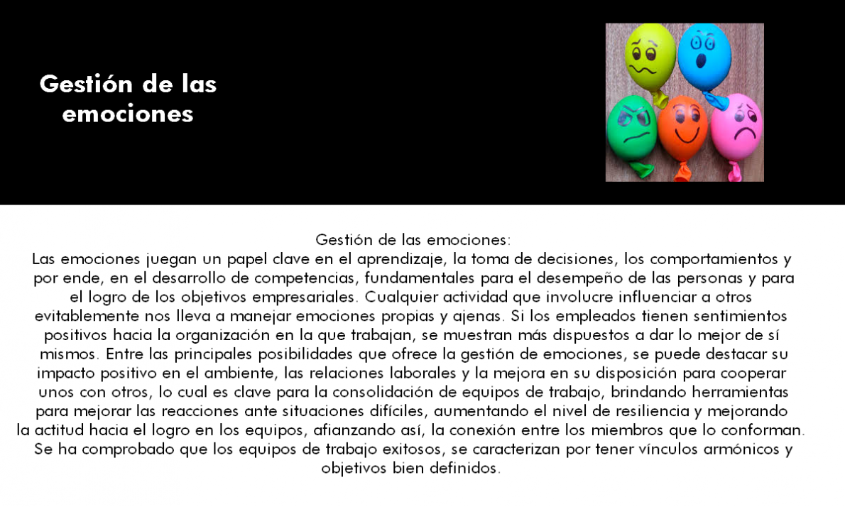 Gestión de las emociones