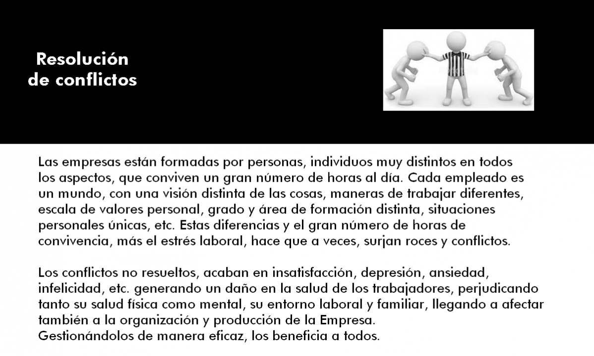 Resolución de conflictos